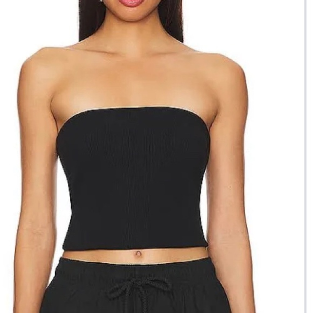 NWT Donni. Tube Top Black‎